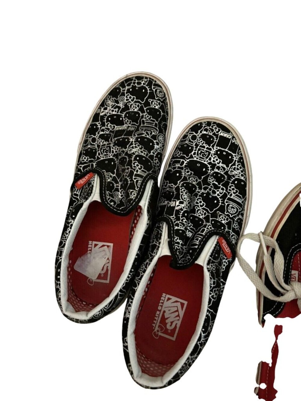 Vans Hello Kitty Classic Slip On Sneakers Shoes Toddler Size 5.5